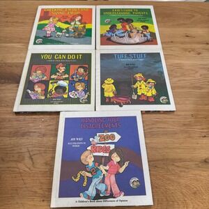 5 Vintage 1980 Joy Wilt Ready-Set-Grow Weekly Reader Books Hergie Illustrations